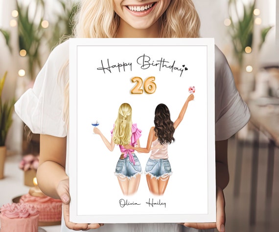Personalized Gift Personalized Birthday Gift 26th Gift For Her Birthday Gift For Her Best Friend Gift For Birthday Sister Gift 26th Birthday