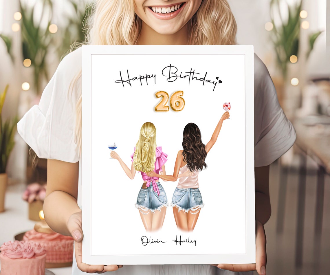 Personalized Gift Personalized Birthday Gift 26th Gift For Her Birthday Gift For Her Best Friend Gift For Birthday Sister Gift 26th Birthday