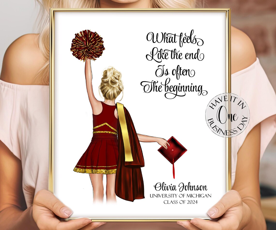 Senior Night Cheer Gifts Senior Cheer Gifts Senior Night Gifts Cheer Senior Gifts Senior Cheerleader Gift Personalized Cheer Graduation Gift