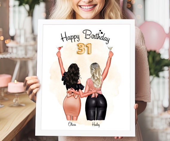 Personalized Gift Personalized Birthday Gift 31st Gift For Her Birthday Gift For Her Best Friend Gift For Birthday Sister Gift 31st Birthday
