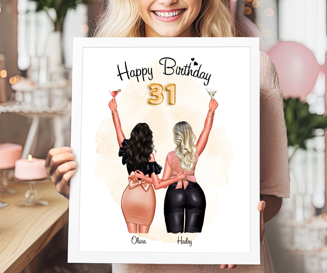 Personalized Gift Personalized Birthday Gift 31st Gift For Her Birthday Gift For Her Best Friend Gift For Birthday Sister Gift 31st Birthday
