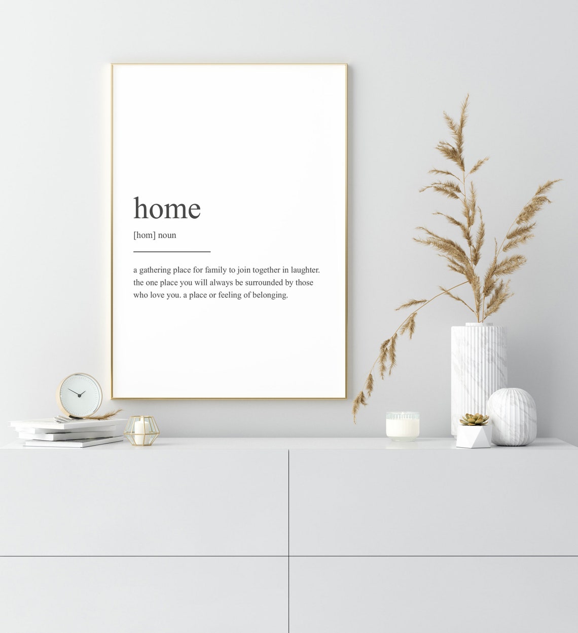 Home Definition Quote Print, Minimalist Modern Art - Image 4