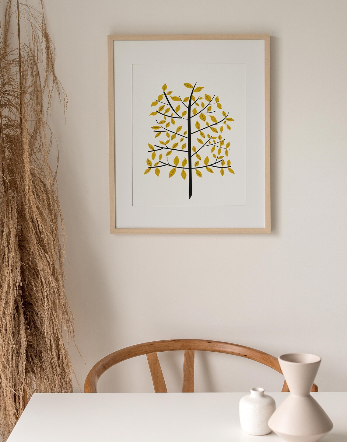 Minimalist Tree Art Print, Scandinavian Style - Image 2