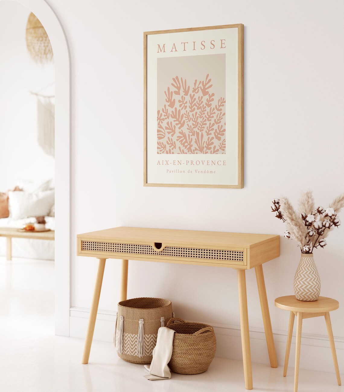 Henri Matisse-Inspired Boho Neutral Art Print - Image 3
