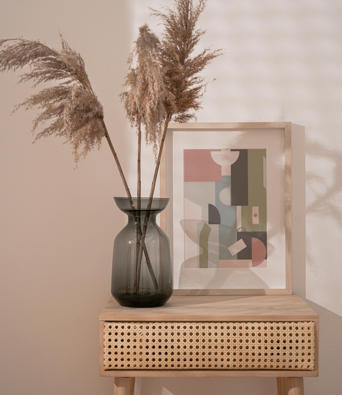 Geometric Abstract Art Print, Minimalist Wall Art - Image 3