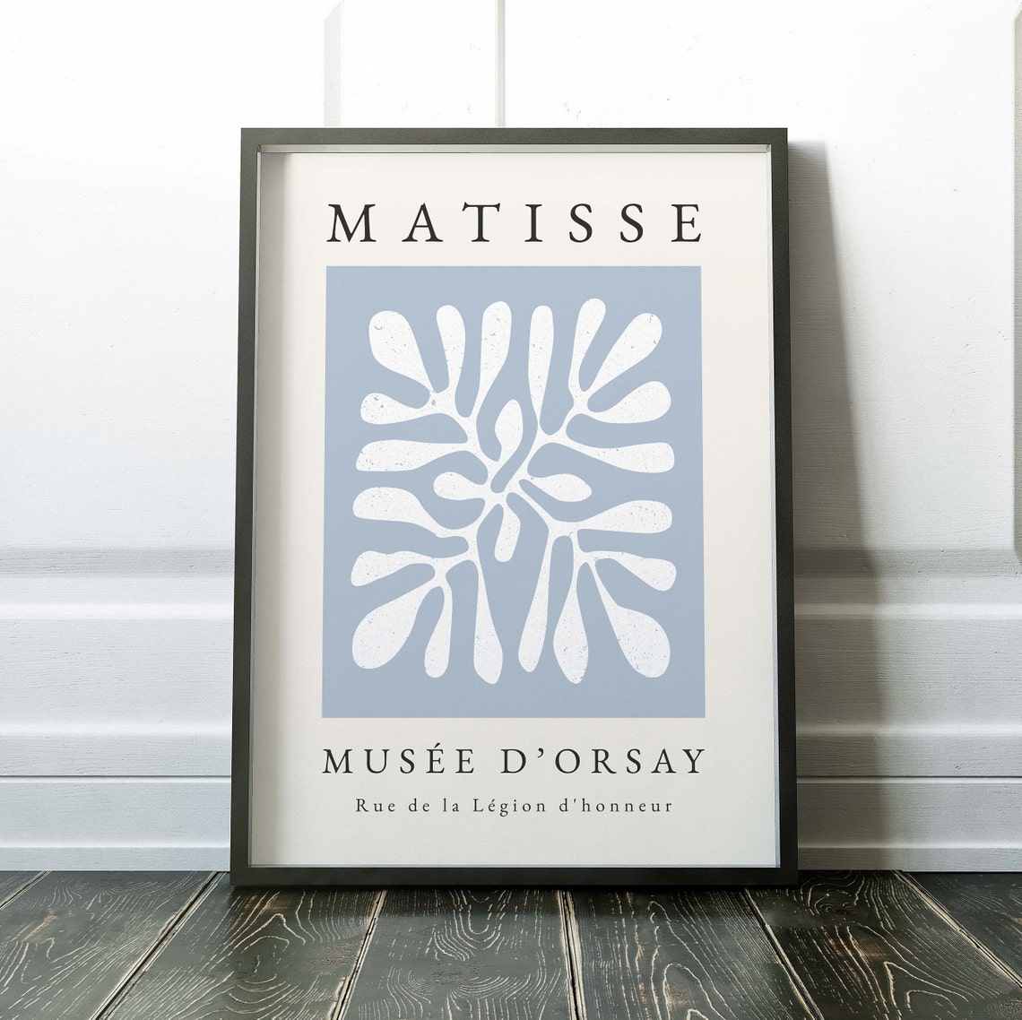 Matisse-Inspired Boho Wall Art, Blue Print - Image 2