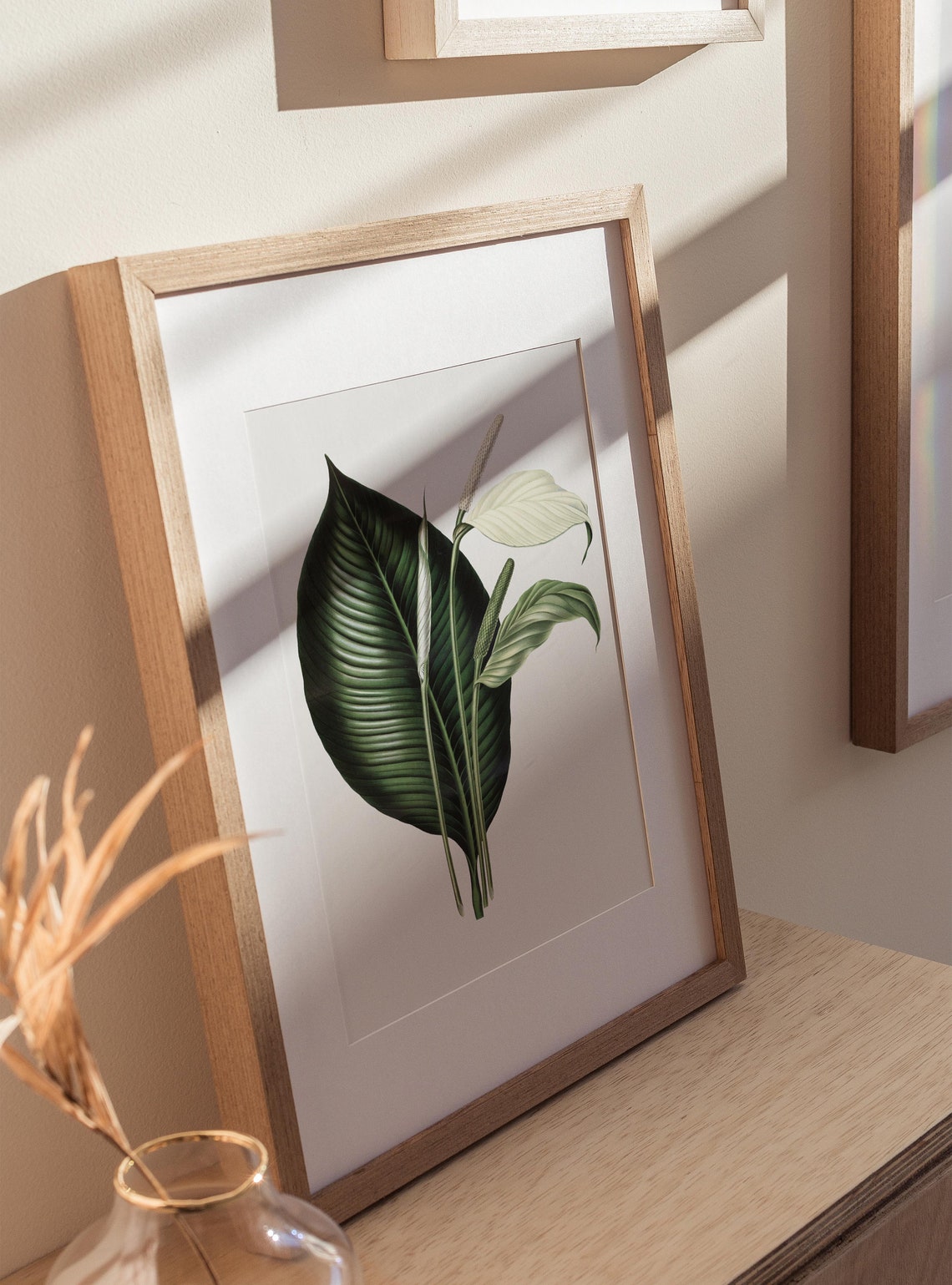 Lily Flower Minimalist Scandinavian Art Print - Image 2