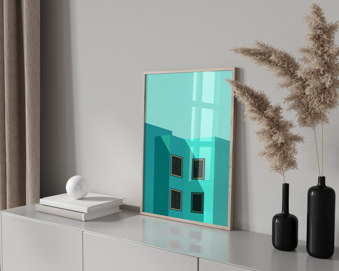 Wall Art Architecture Poster House Print Art Instant Architecture Wall Art Print Modern Print - Image 3
