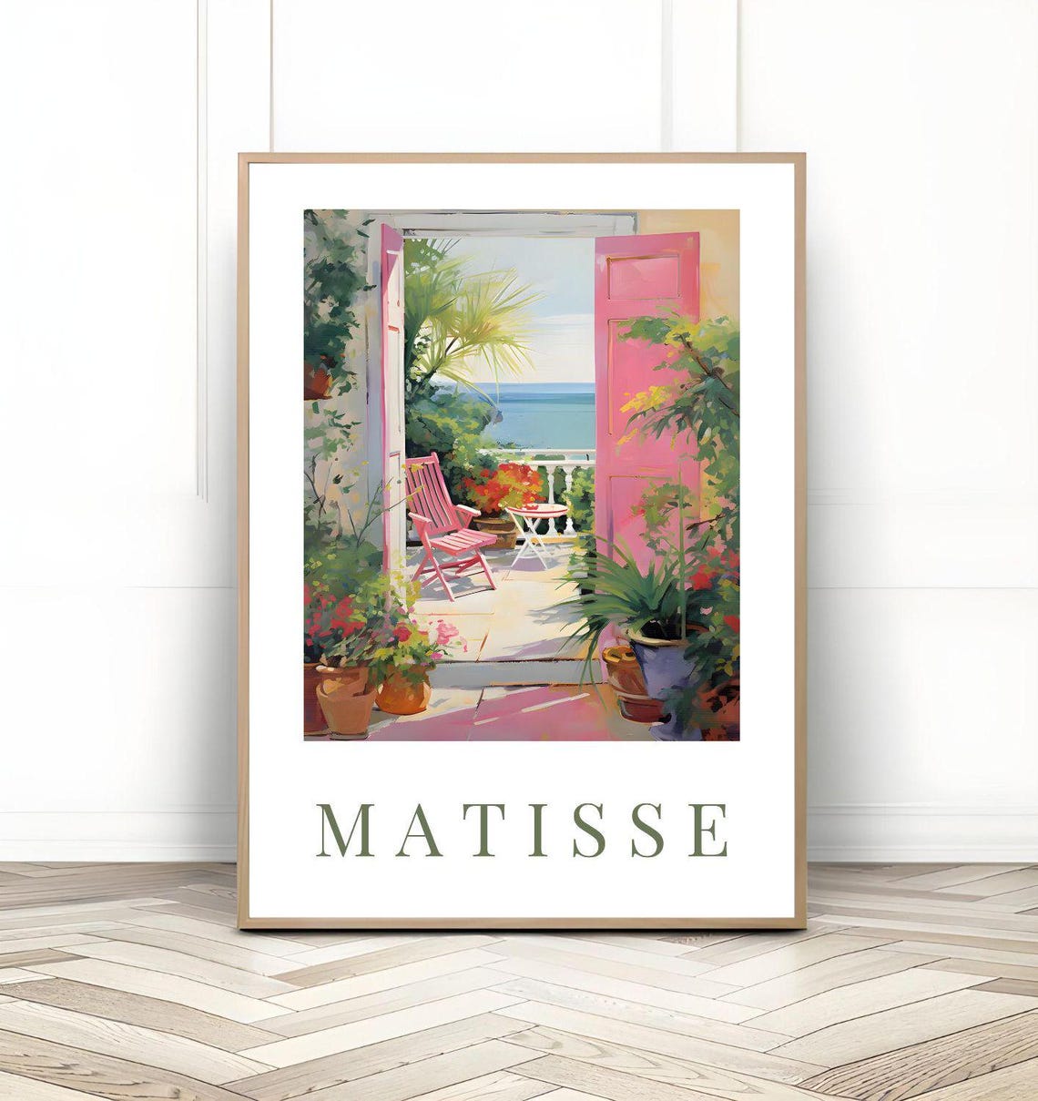 Henry Matisse Exhibition Poster Famous Gallery Wall Art Print Painting Art Print Floral Wall Print Garden Scenery Nature Living Room Art - Image 3