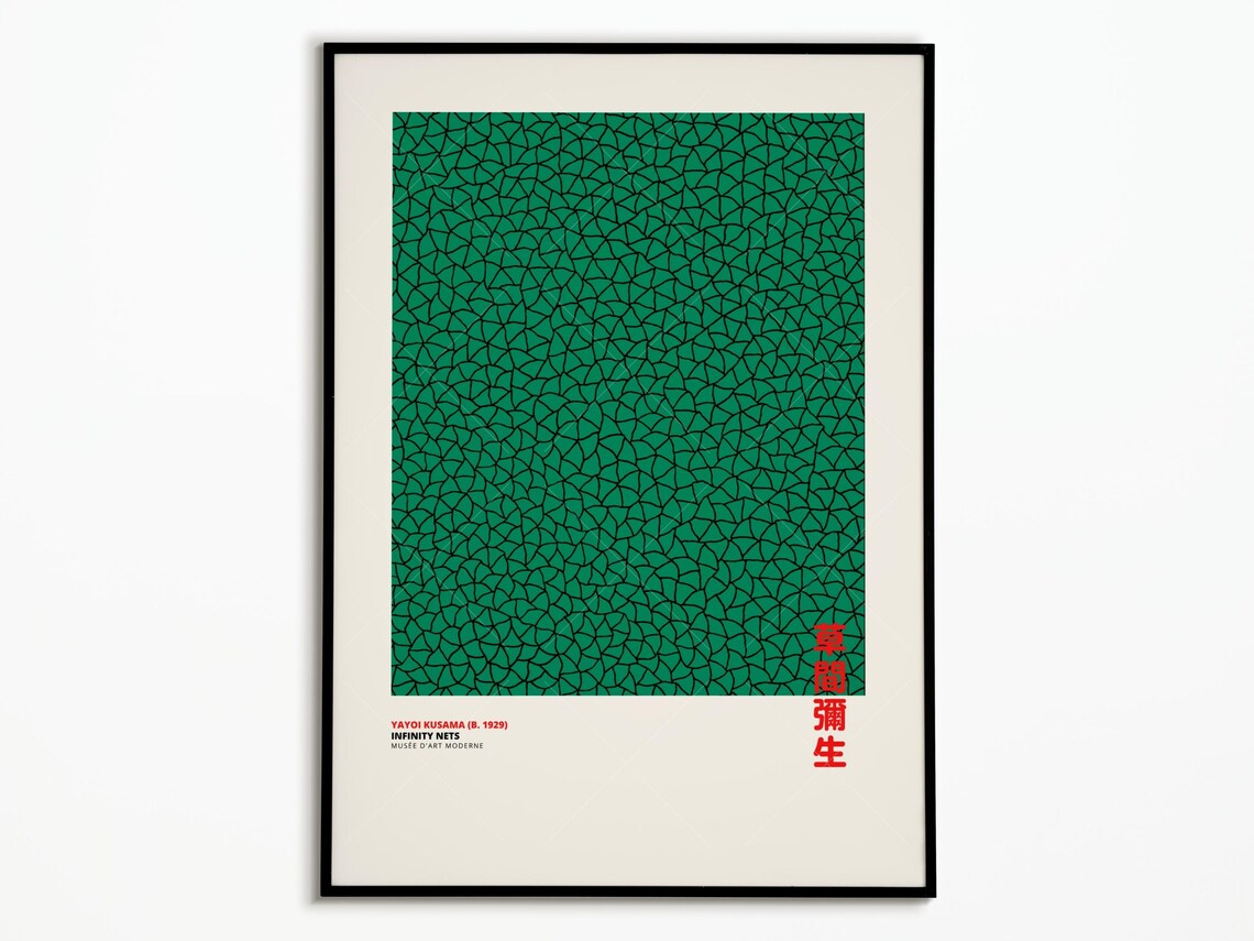 Yayoi Kusama Decor Art Print, Pop Art Favorite