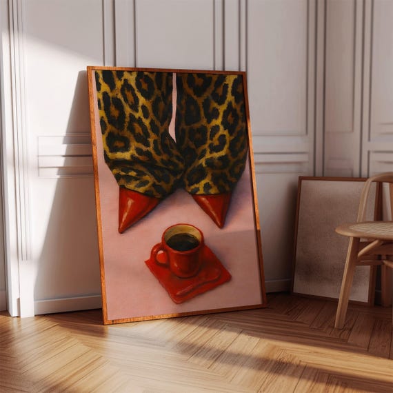 Coffee Wall Art Retro Poster For Lovers