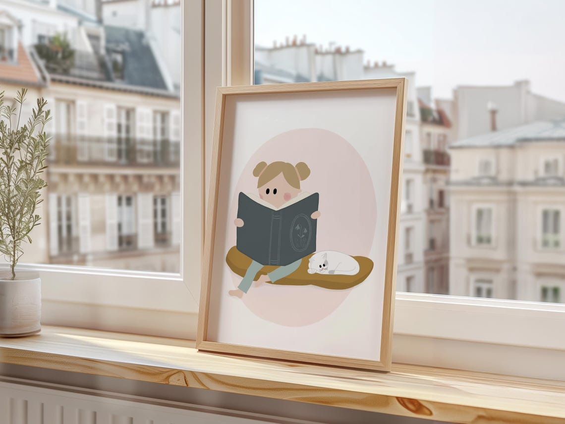 Little Reader, Reading Corner Poster - Image 3