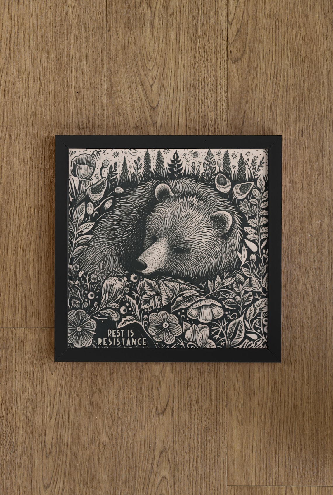 Rest Is Resistance Bedroom Art Print, Tricia Hersey