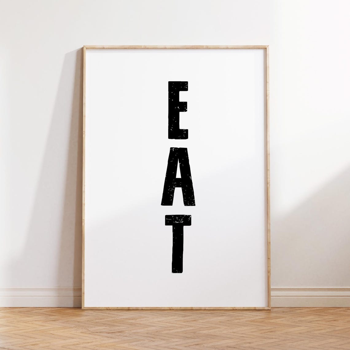 Eat Sign Wall Art Bold Typography Kitchen Decor Farmhouse Dining Room Wall Art Print Housewarming Gift - Image 2