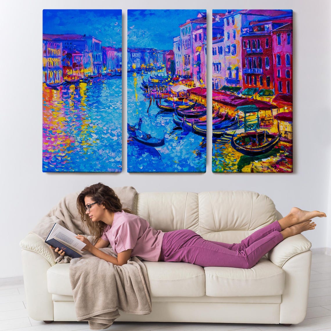 Russia Neva River Landscape Wall Art Large Wall Art Modern Wall Decor Regional Wall Decor Office Wall Decor - Image 3