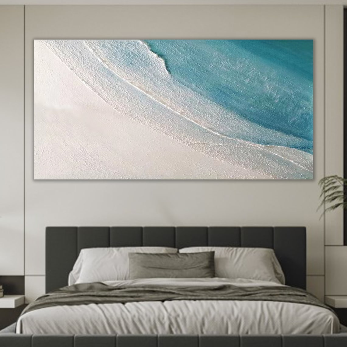 Original Blue Ocean Painting, Coastal Wall Art Print - Image 2
