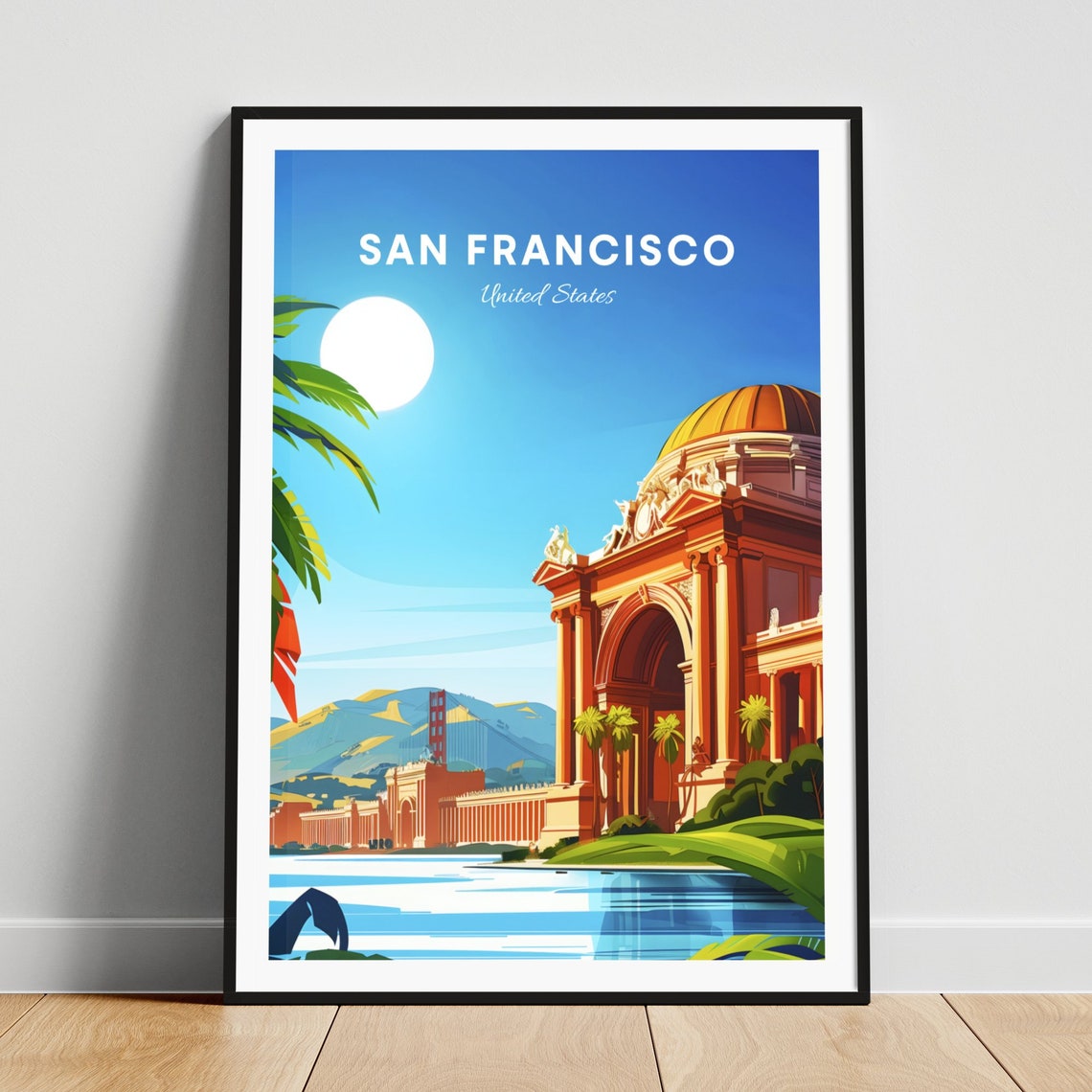 San Francisco Palace of Fine Arts Rotunda by the Lagoon Poster