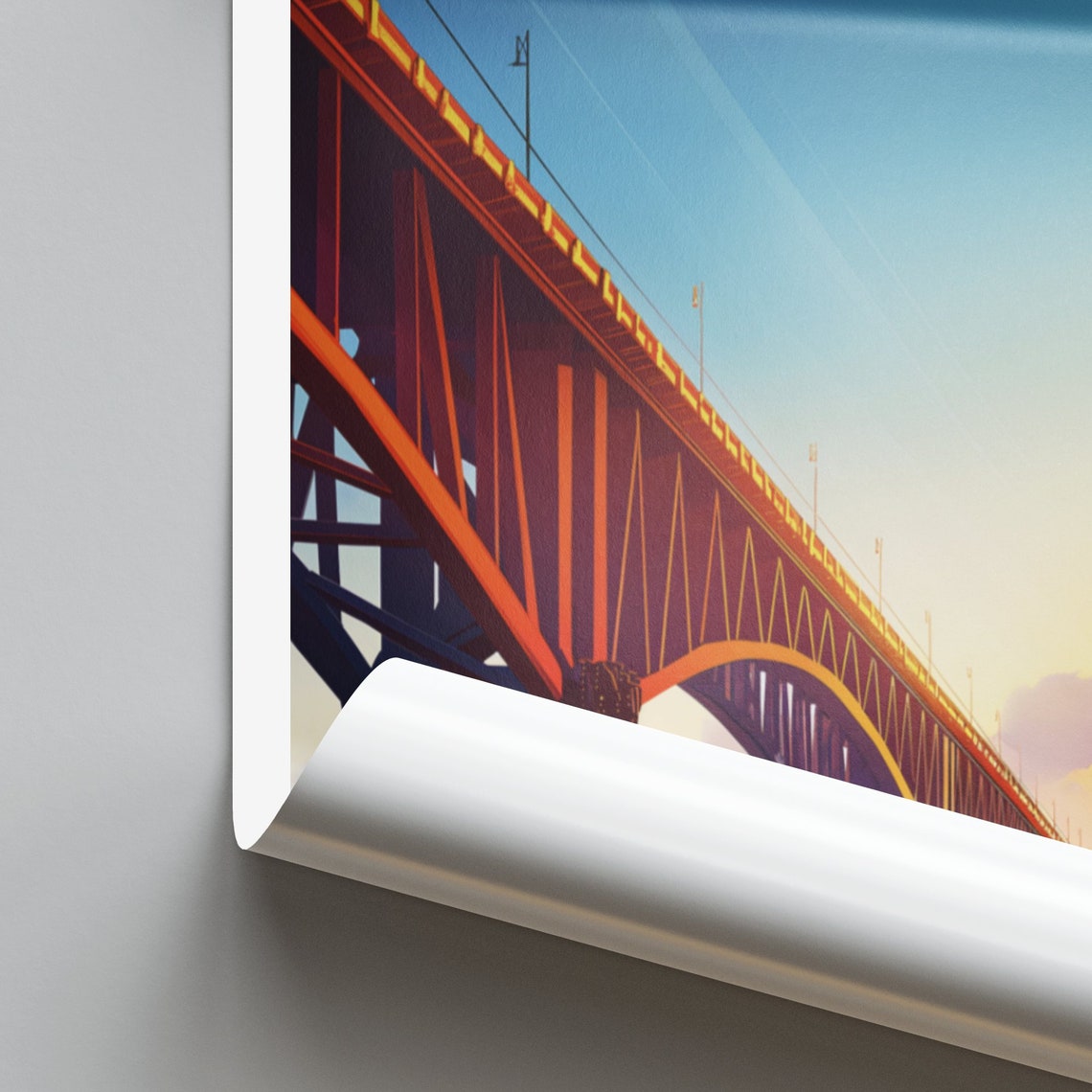 Saint Paul Travel Print Us Wall Art High Bridge Minnesota Poster Personalized Gift Wedding Gift Custom Text - Image 2