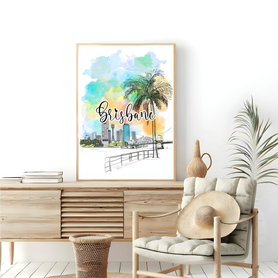 Twelve World Cities Watercolor Travel Art Gallery Wall Poster - Image 2