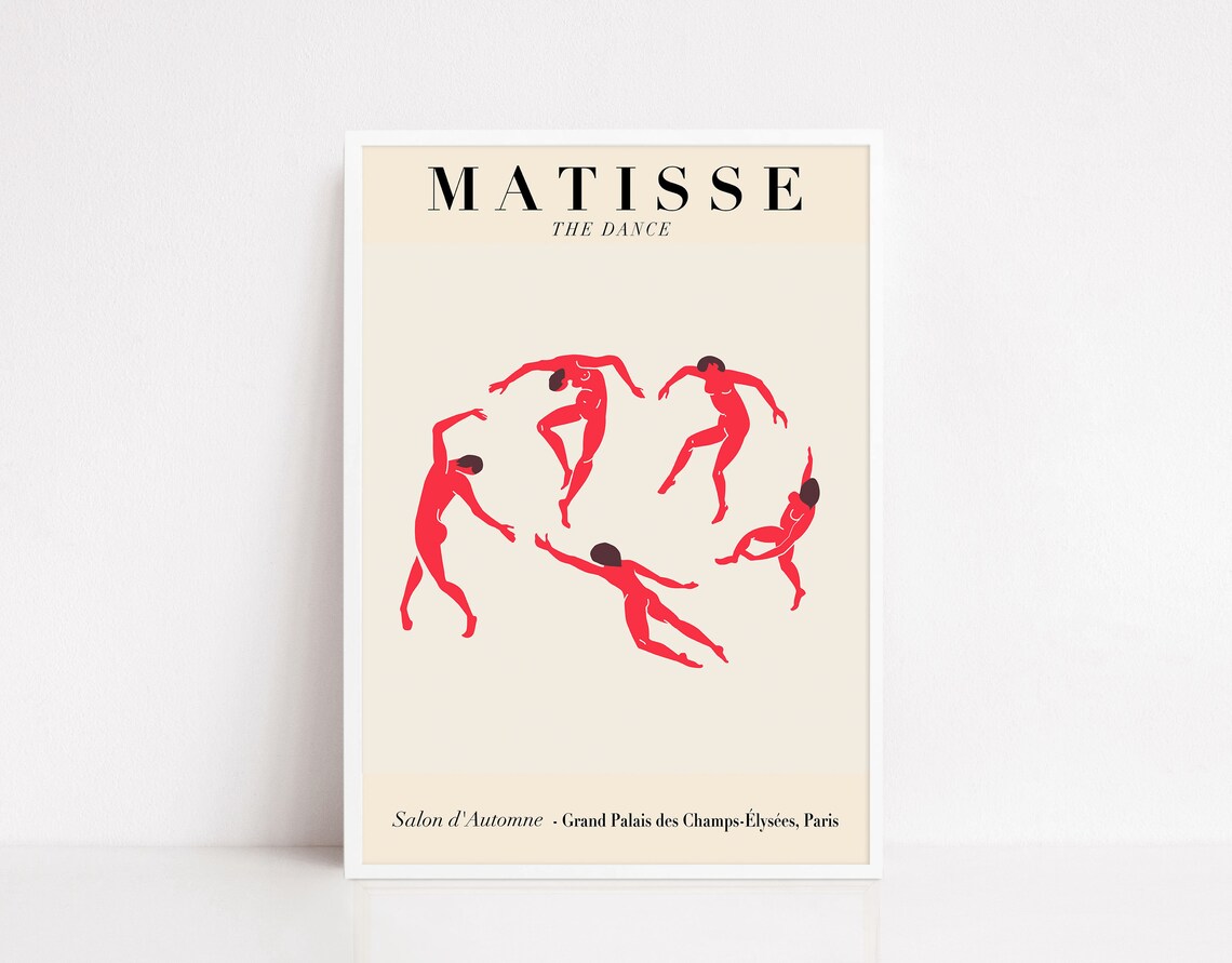 Matisse The Dance Art Print, Exhibition Poster