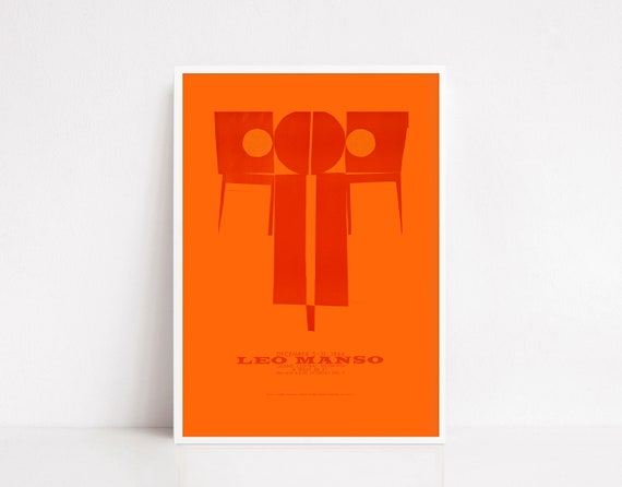 Leo Manso Vintage Poster Exhibition Poster Art Poster