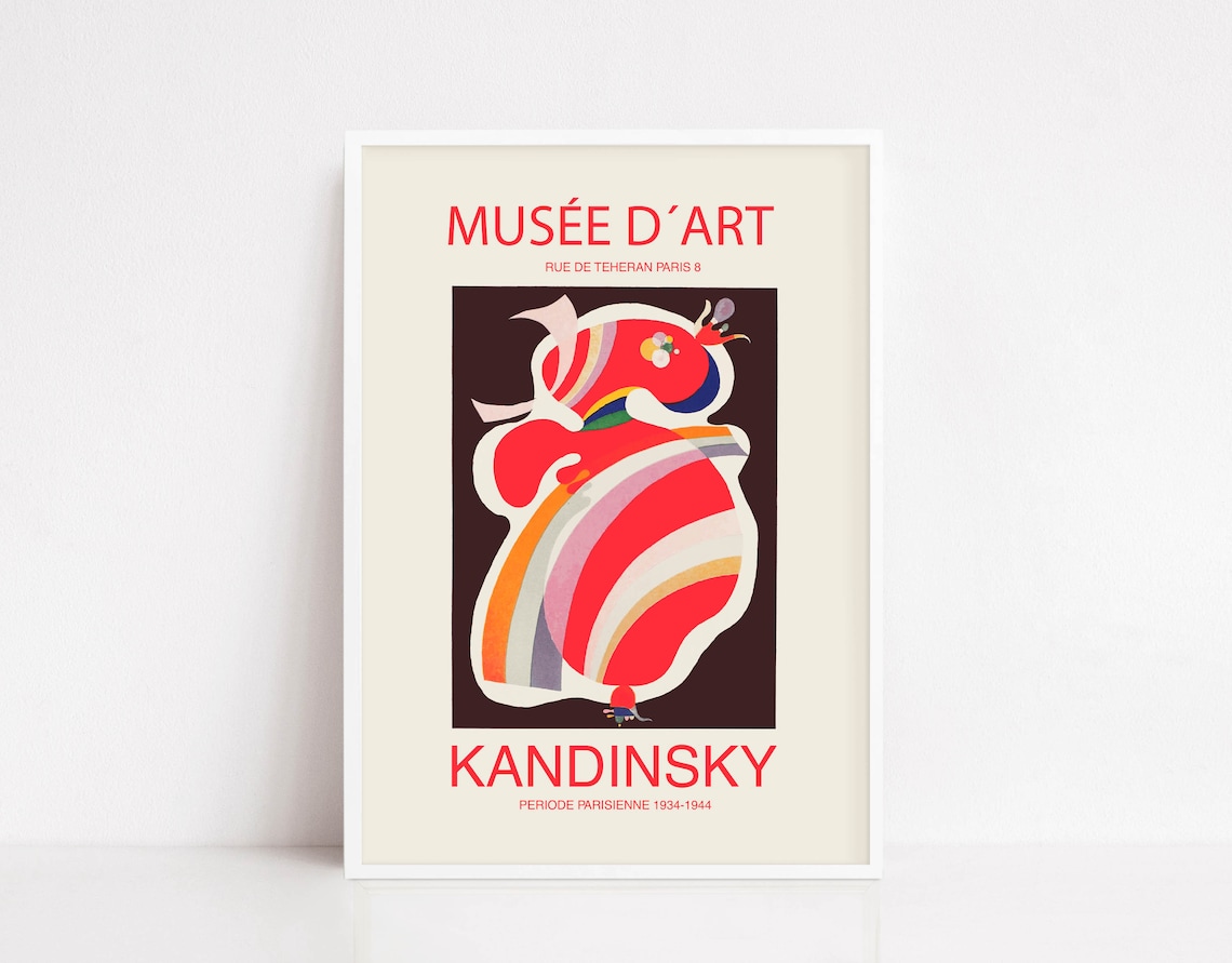Wassily Kandinsky-Inspired Abstract Art Print