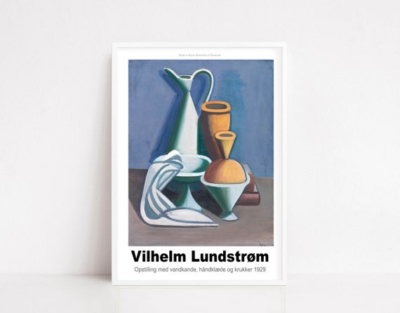 Vilhelm Lundstrom Print Vilhelm Lundstrom Exhibition Poster Vintage Poster Art Print