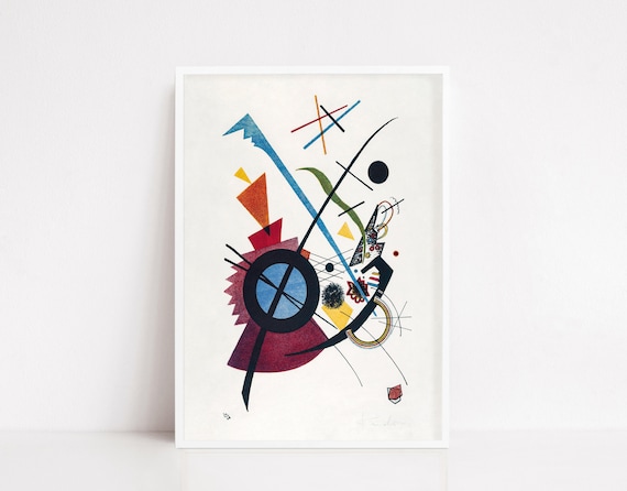 Wassily Kandinsky Small Worlds V Colorful Geometric Art Poster