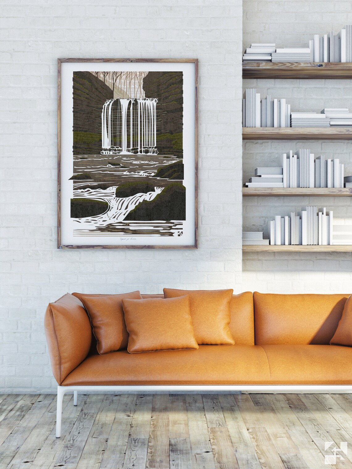 Sgwd Yr Eira, Brecon Beacons Travel Poster, Wales - Image 2