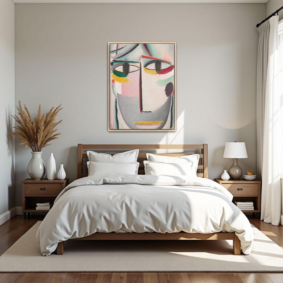 Alexej von Jawlensky Abstract Head Colorful Eyes Portrait Poster - Image 4