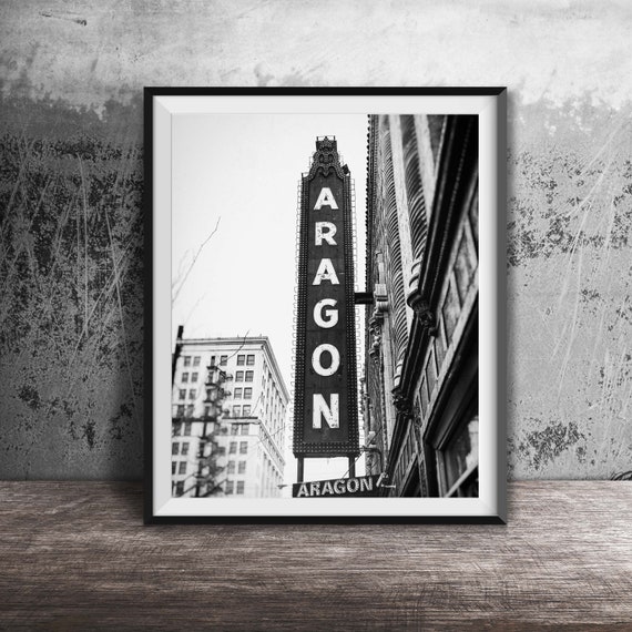 Chicago Photography Modern Sign Art Print