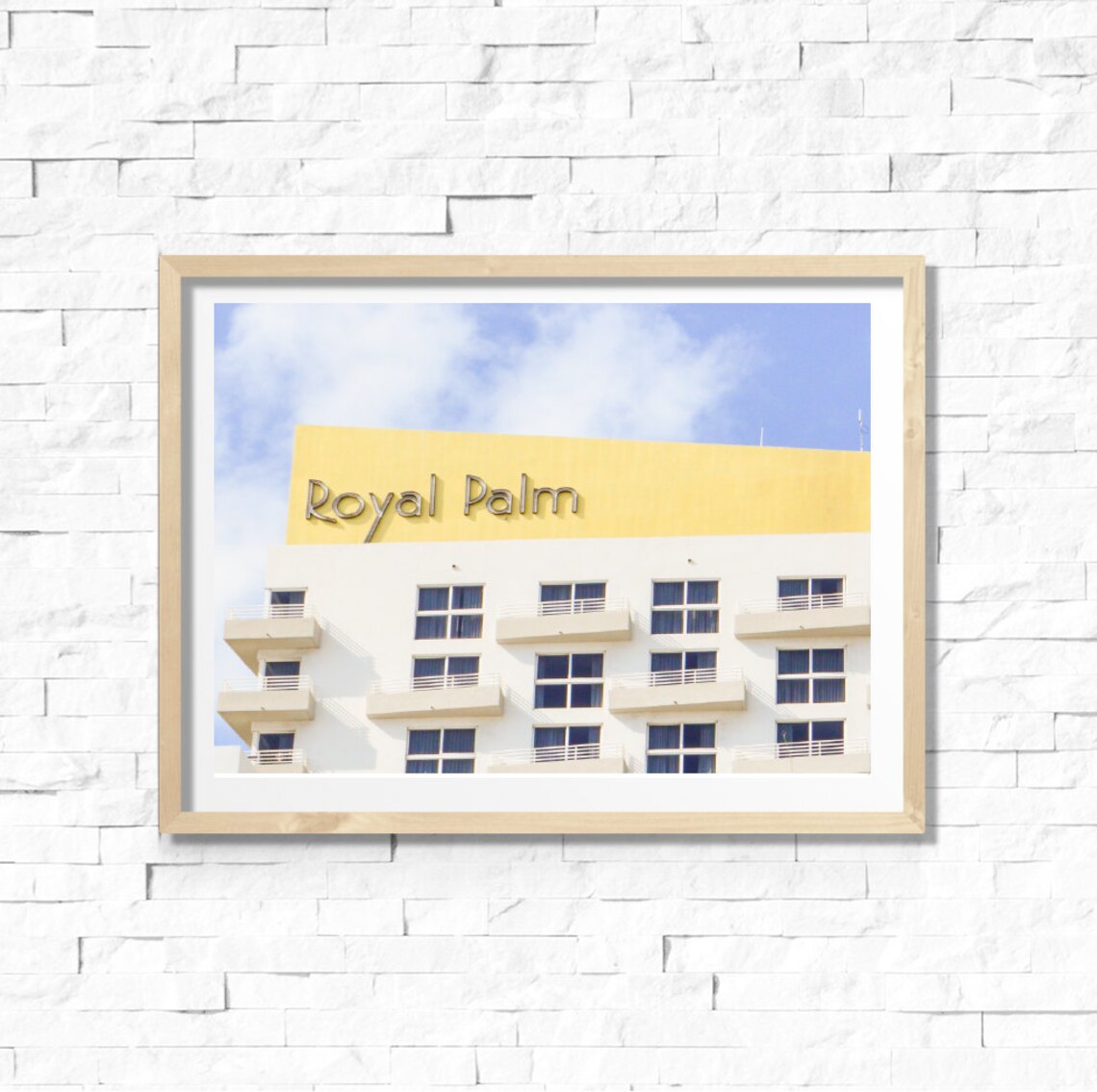 South Beach Miami Retro Art Deco Wall Art Print