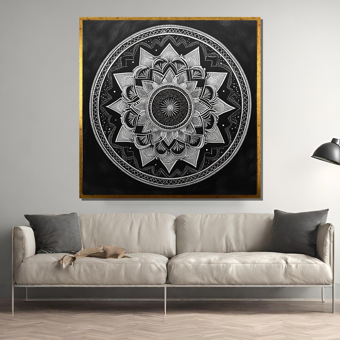 Mandala Circle by Ibexagency, Boho Zen Meditation Art Print
