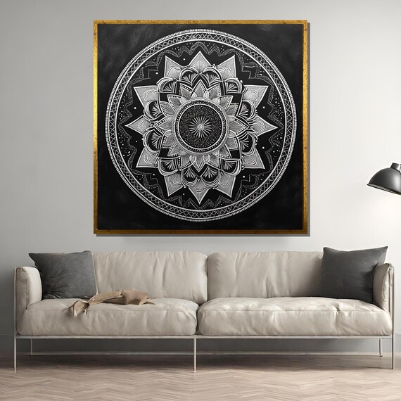 Mandala Circle by Ibexagency, Boho Zen Meditation Art Print