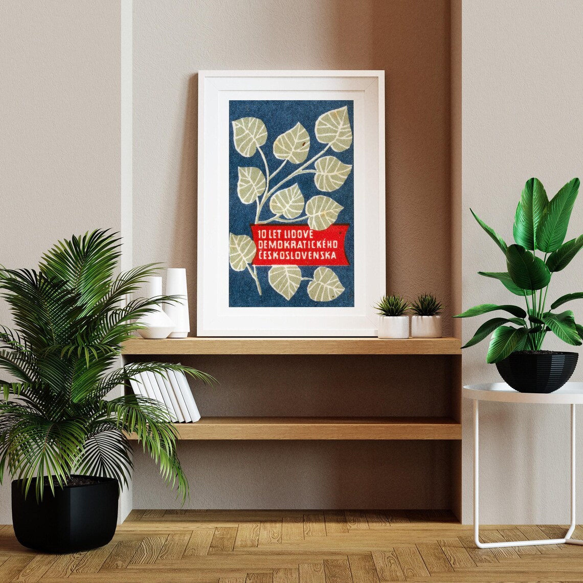 Czechoslovakia 10th Anniversary Vintage Matchbox Art Print - Image 2