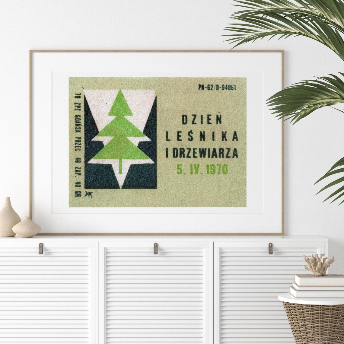 Day Of The Forest Worker Vintage Poster Print - Image 2