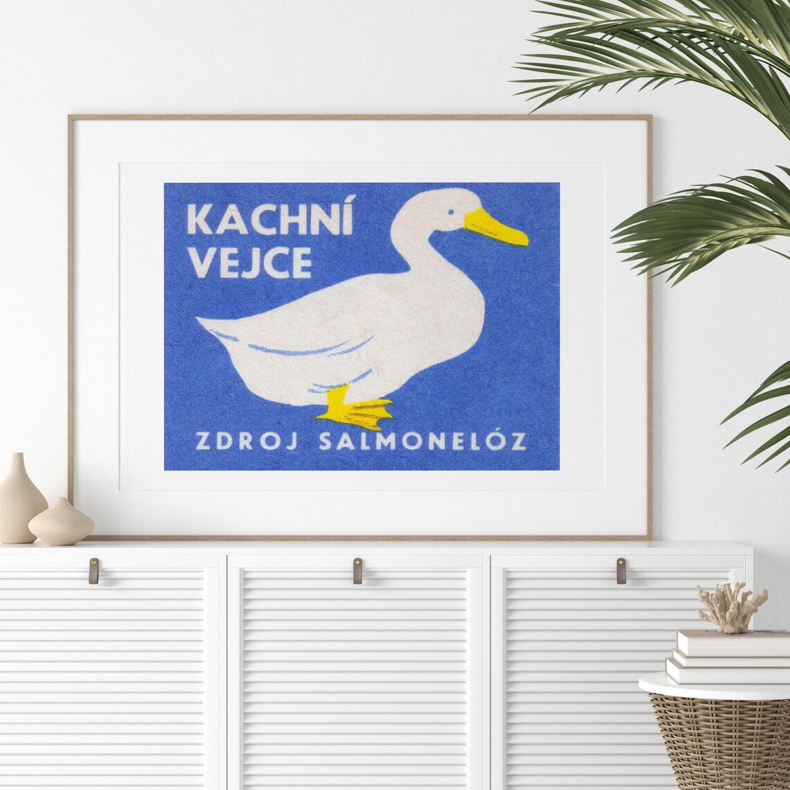 Duck Eggs Matchbox Vintage Poster Print, Aesthetic - Image 2