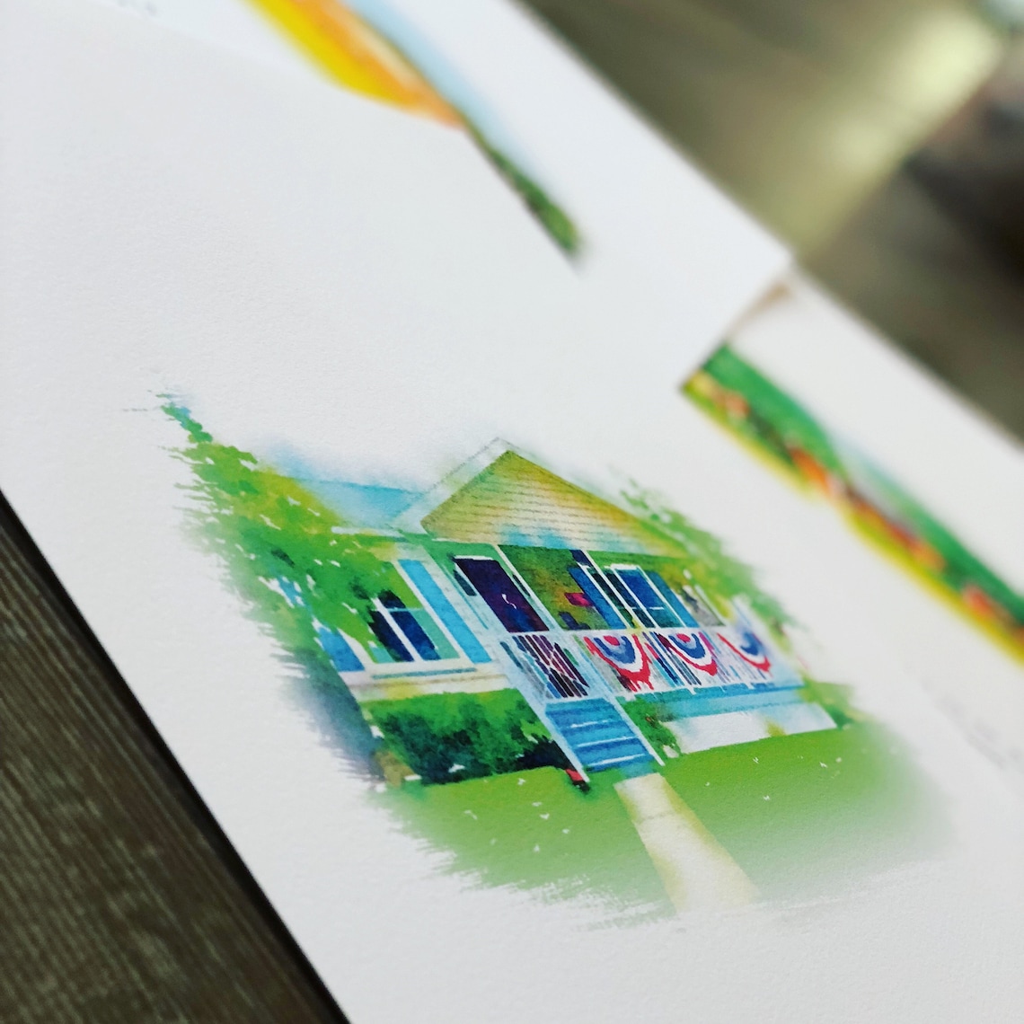 Custom House Watercolor Home Illustration, Gift - Image 2
