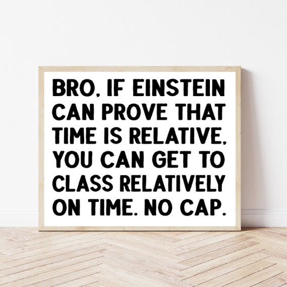 Physics Poster, Science Classroom Door Sign Art Print