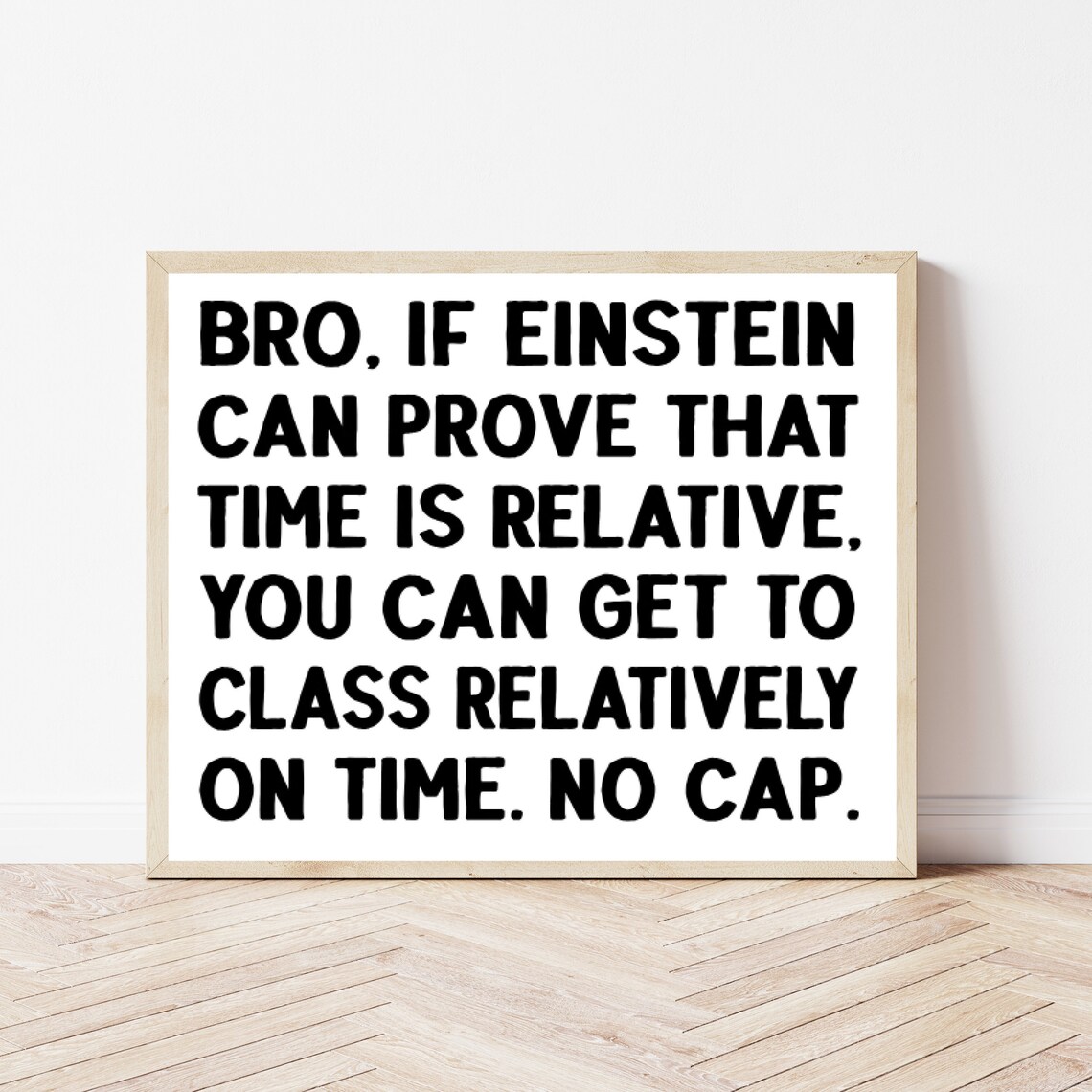 Physics Poster, Science Classroom Door Sign Art Print