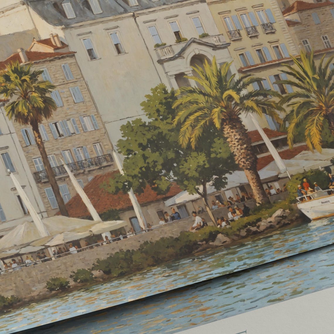 Split Travel Print Croatia Travel Poster Painted Wall Art Home Decor Framed Personalized Print Vacation Travel Gift - Image 2