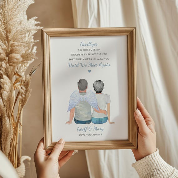 Personalised In Loving Memory Print Until We Meet Again Gift