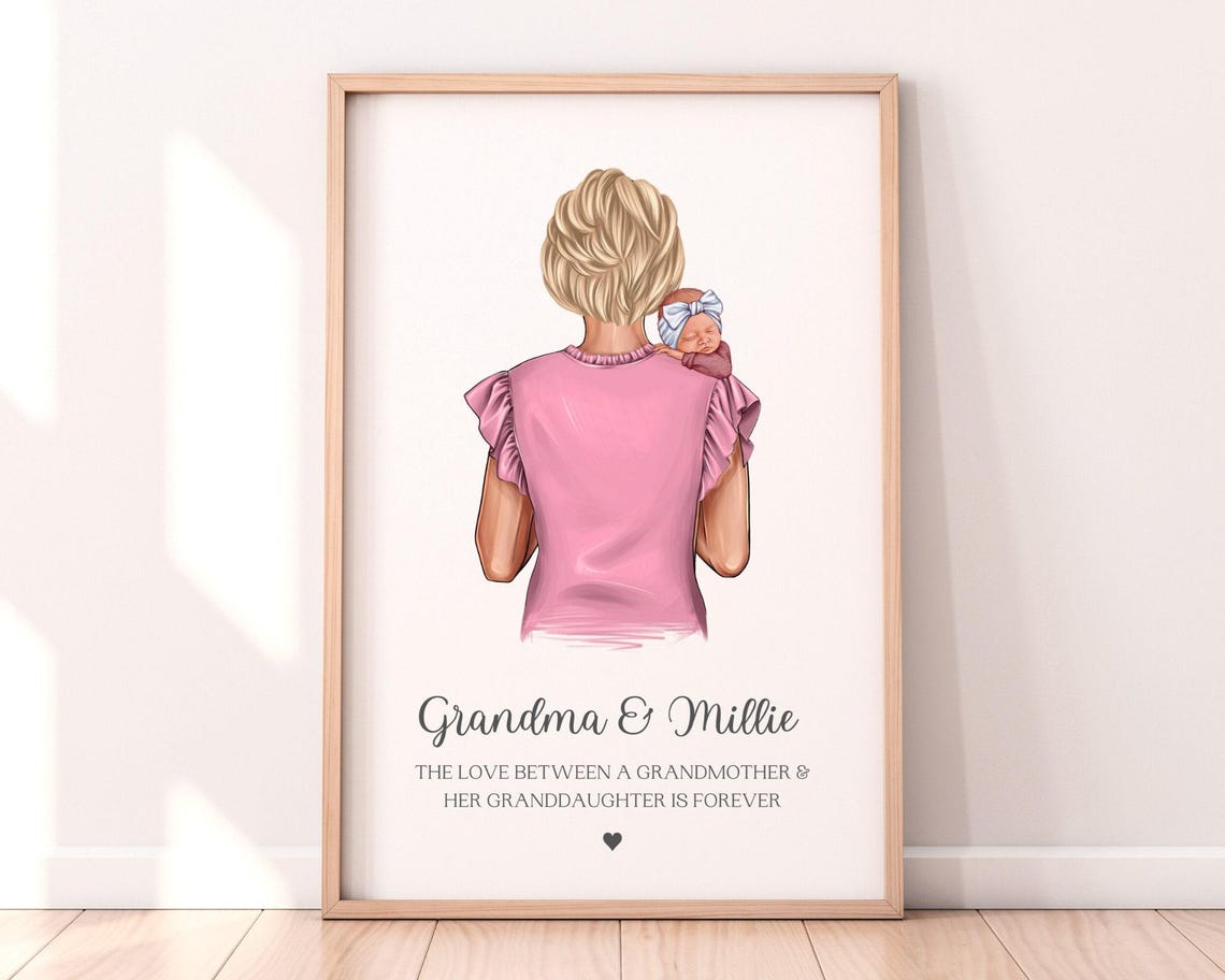 Gift For New Grandma First Mothers Day As My Grandma Gift Grandma Gifts From Newborn New Baby Gifts Grandma Birthday Gift
