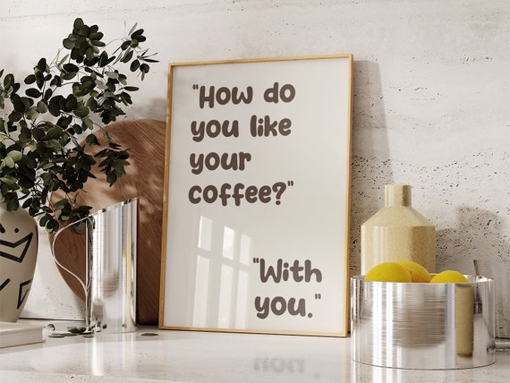 Coffee Bar Wall Art Boho Minimalist Prints Modern Art Bohominimalistdecor Trendy Coffee Art File