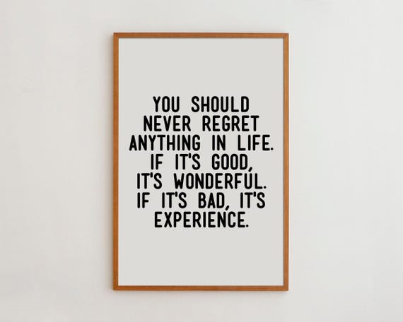 Motivational Quote Typography Office Decor Art Print