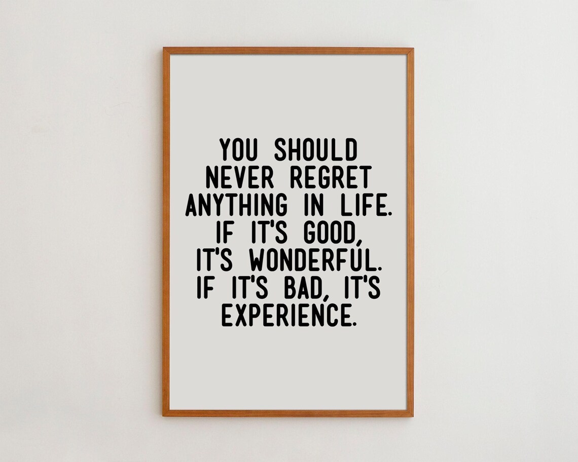 Motivational Quote Typography Office Decor Art Print