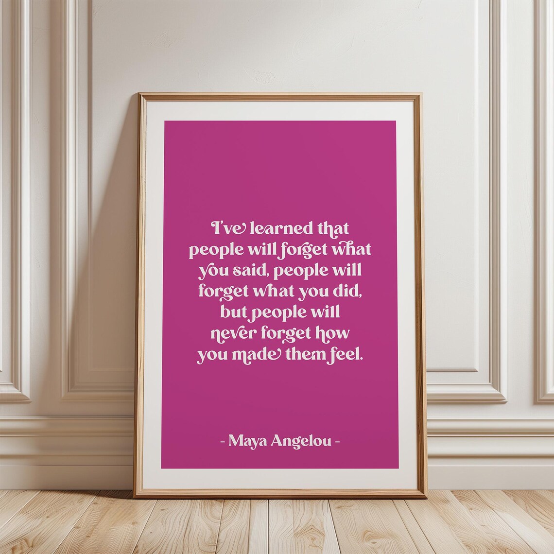 Maya Angelou Quote Print, Minimalist Inspirational Wall Art - Image 2