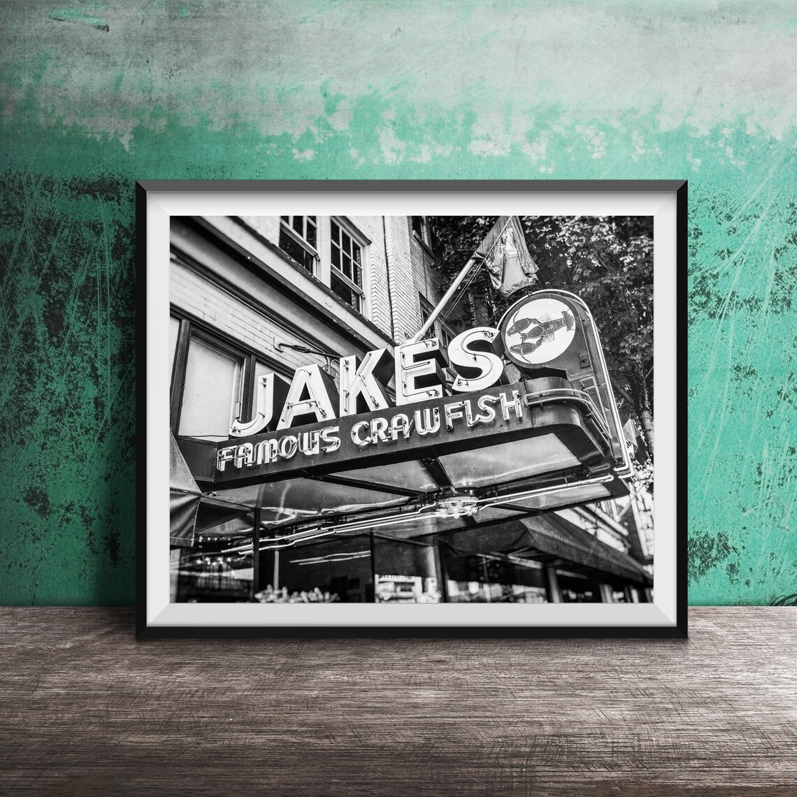 Jake's Famous Crawfish Neon Marquee Portland Seafood Sign Poster - Image 2