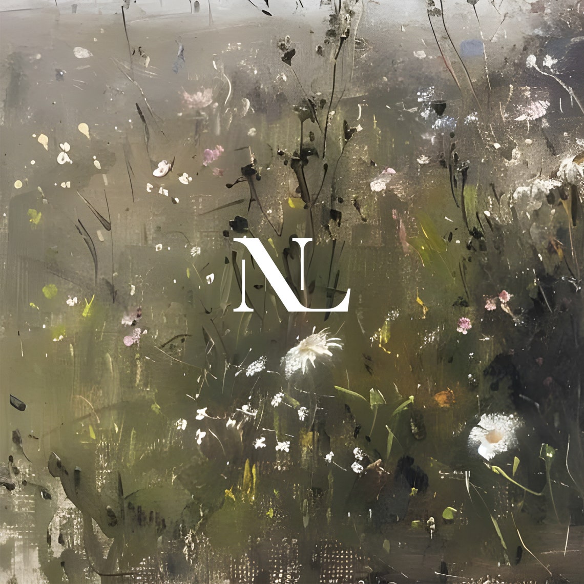 Wildflower Meadow With Daisies In Misty Green Impressionist Poster - Image 3