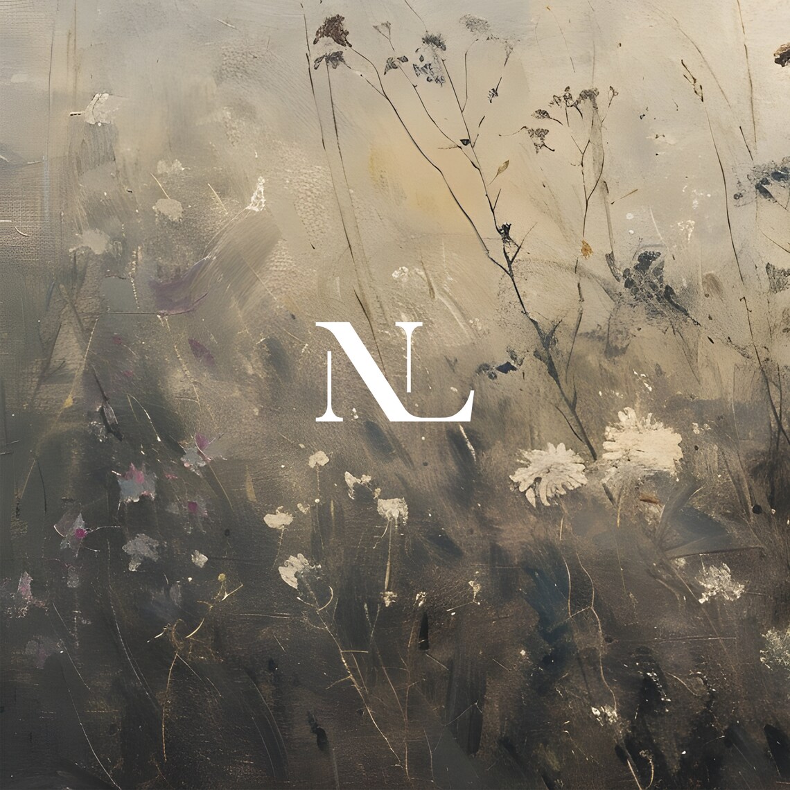 Soft Wildflowers Among Tall Grasses Misty Neutral Meadow Poster - Image 6